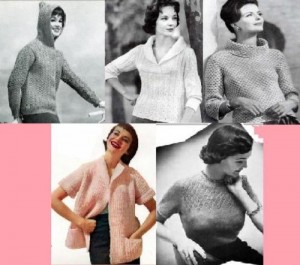 Baixar Padrões de tricô à moda vintage para Suéteres femininos pdf, epub, eBook
