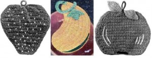 Baixar Frutas e Veggie Potholders para Crochet pdf, epub, eBook