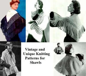 Baixar Vintage e original Knitting Patterns para xales pdf, epub, eBook