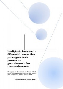 Baixar Inteligência Emocional – diferencial competitivo para o gerente de projetos no gerenciamento dos recursos humanos… pdf, epub, eBook
