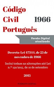 Baixar C&oacute;digo Civil Portugu&ecirc;s de 1966: Atualizado at&eacute; setembro de 2015 pdf, epub, eBook