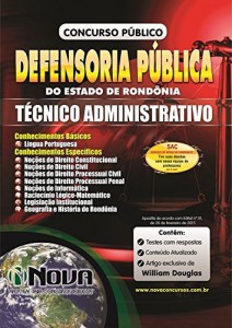 Baixar Apostila DPE – RO – Técnico Administrativo pdf, epub, eBook