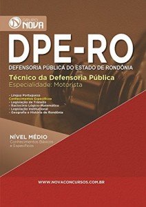 Baixar Apostila DPE – RO – Técnico de Defensoria Pública – Motorista pdf, epub, eBook