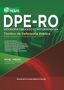 Baixar Apostila DPE – RO – Técnico de Defensoria Pública – Oficial de Diligência pdf, epub, eBook