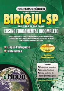Baixar Apostila Prefeitura de Birigui – Ensino Fundamental Incompleto pdf, epub, eBook