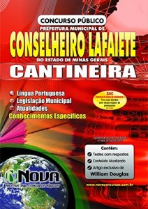 Baixar Apostila Prefeitura de Conselheiro Lafaiete – Cantineira pdf, epub, eBook