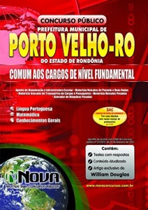 Baixar Apostila Prefeitura de Porto Velho – Comum aos cargos de Nível Fundamental pdf, epub, eBook