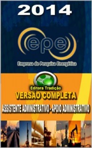 Baixar Preparatório Concurso EPE – Empresa de Pesquisa Energética 2014: Cargo: Assistente Administrativo e Apoio Administrativo pdf, epub, eBook