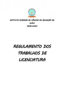 Baixar Regulamento dos Trabalhos de Licenciatura pdf, epub, eBook