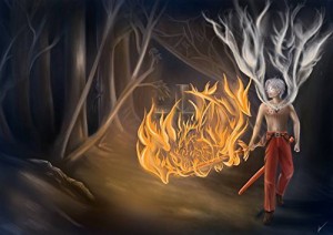 Baixar Entre Humanos e Drag&otilde;es: O Cavaleiro das Chamas pdf, epub, eBook