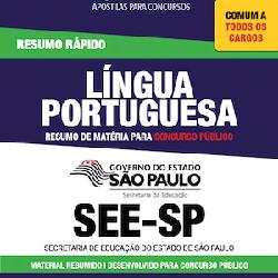 Baixar Apostila SEE SP – Português – Resumo Rápido pdf, epub, eBook