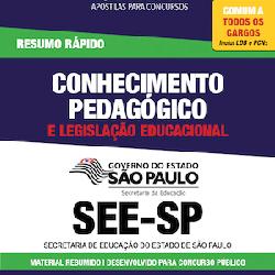 Baixar Apostila SEE SP – Conhecimento Pedagógico e Legislação Educacional – Resumo Rápido pdf, epub, eBook