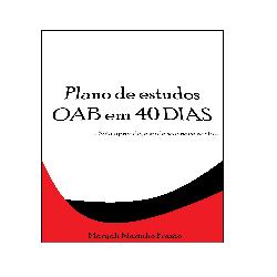 Baixar PLANO DE ESTUDOS OAB EM 40 DIAS pdf, epub, eBook