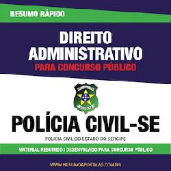 Baixar Apostila Polícia Civil-SE – Direito Administrativo – Resumo Rápido pdf, epub, eBook