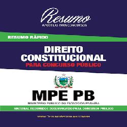 Baixar Apostila MPE-PB – Direito Constitucional – Resumo Rápido pdf, epub, eBook