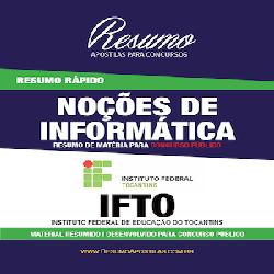 Baixar Apostila IFTO – Informática – Resumo Rápido pdf, epub, eBook