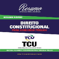Baixar Apostila TCU – Direito Constitucional – Resumo Rápido pdf, epub, eBook