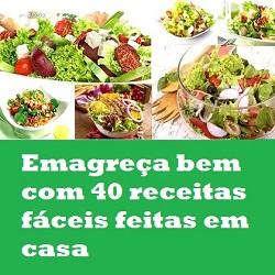 Baixar Emagreça bem com 40 receitas fáceis feitas em casa pdf, epub, eBook