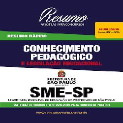 Baixar Apostila SME-SP – Conhecimento Pedagógico e Legislação Educacional – Resumo Rápido pdf, epub, eBook