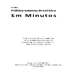 Baixar Política Externa Brasileira Em Minutos pdf, epub, eBook