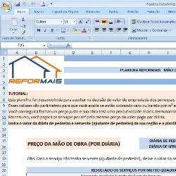 Baixar Planilha de Mão de Obra de Pedreiro por m2 pdf, epub, eBook