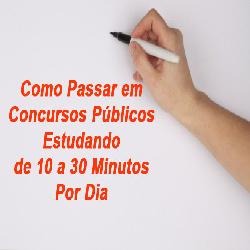 Baixar Como Passar em Concursos e Exames Estudando de 10 a 30 Minutos Por Dia pdf, epub, eBook