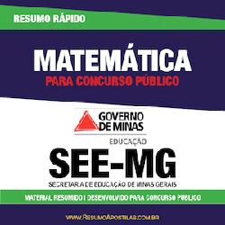 Baixar Apostila SEE-MG – Matemática – Resumo Rápido pdf, epub, eBook