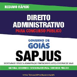 Baixar Apostila SAPJUS-GO – Direito Administrativo – Resumo Rápido pdf, epub, eBook