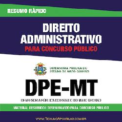Baixar Apostila DPE-MT – Direito Administrativo – Resumo Rápido pdf, epub, eBook