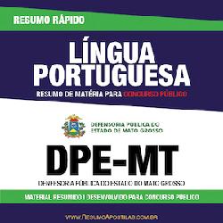 Baixar Apostila DPE-MT – Português – Resumo Rápido pdf, epub, eBook