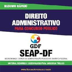 Baixar Apostila SEAP-DF – Direito Administrativo – Resumo Rápido pdf, epub, eBook