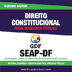 Baixar Apostila SEAP-DF – Direito Constitucional – Resumo Rápido pdf, epub, eBook