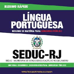 Baixar Apostila SEDUC-RJ – Português – Resumo Rápido pdf, epub, eBook