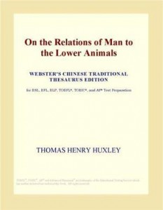 Baixar On the relations of man to the lower animals pdf, epub, eBook