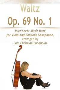 Baixar Waltz op. 69 no. 1 pure sheet music duet for pdf, epub, eBook
