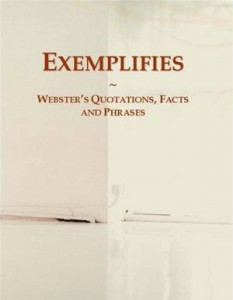 Baixar Exemplifies: websters quotations, facts and pdf, epub, eBook