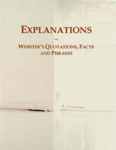 Baixar Explanations: websters quotations, facts and pdf, epub, eBook