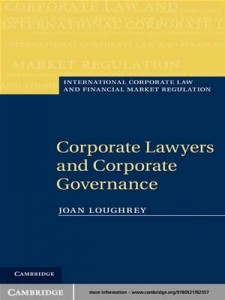 Baixar Corporate lawyers and corporate governance pdf, epub, eBook