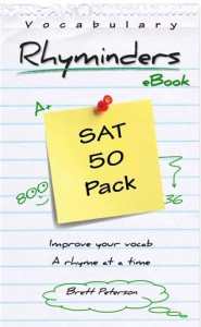 Baixar Sat vocabulary word rhyminders: 50 rhyme pack pdf, epub, eBook