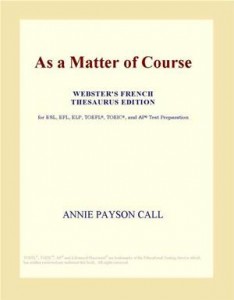 Baixar A matter of course (webster’s french pdf, epub, eBook
