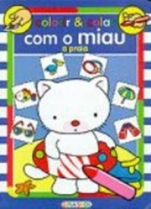 Baixar Colorir e colar com o miau – a praia pdf, epub, eBook