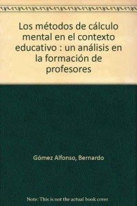 Baixar Metodos de calculo mental en el contexto ed, los pdf, epub, eBook