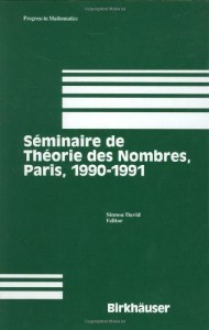 Baixar Seminaire de theorie des nombres, paris, 1990-1991 pdf, epub, eBook
