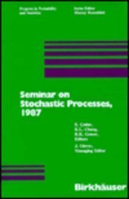 Baixar Seminar on stochastic processes, 1987 pdf, epub, eBook