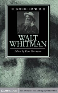Baixar Cambridge companion to walt whitman, the pdf, epub, eBook