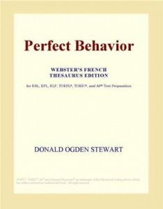 Baixar Perfect behavior (webster’s french thesaurus pdf, epub, eBook