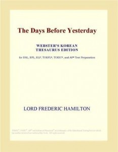 Baixar Days before yesterday (webster’s korean pdf, epub, eBook