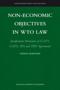Baixar Non-economic objectives in wto law pdf, epub, eBook