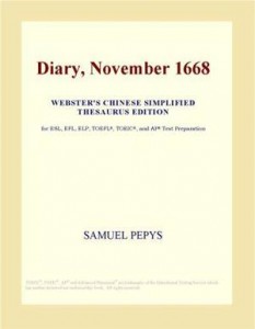 Baixar Diary, november 1668 (webster’s chinese pdf, epub, eBook