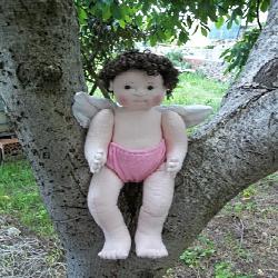 Baixar PDF DIGITAL DOWNLOAD Soft Sculpture Doll Angel Baby in my Garden pdf, epub, eBook